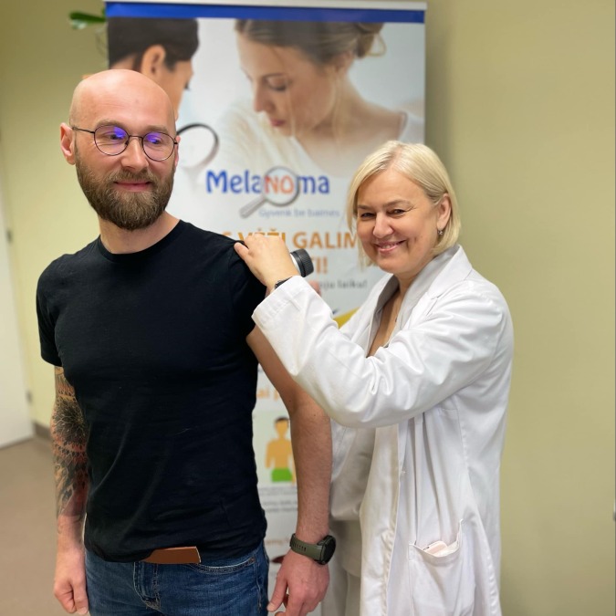 KUL medikai tikrino dėl melanomos