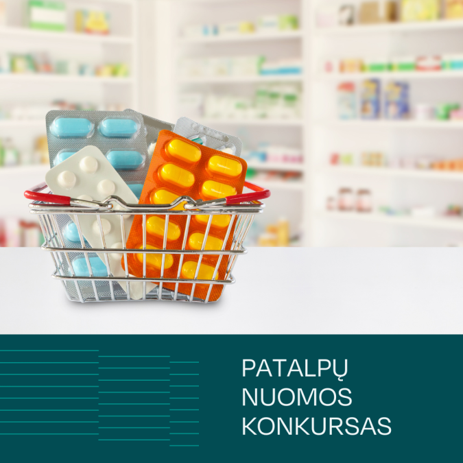 Klaipėdos universiteto ligoninė nuomoja patalpas vaistinės veiklai vykdyti