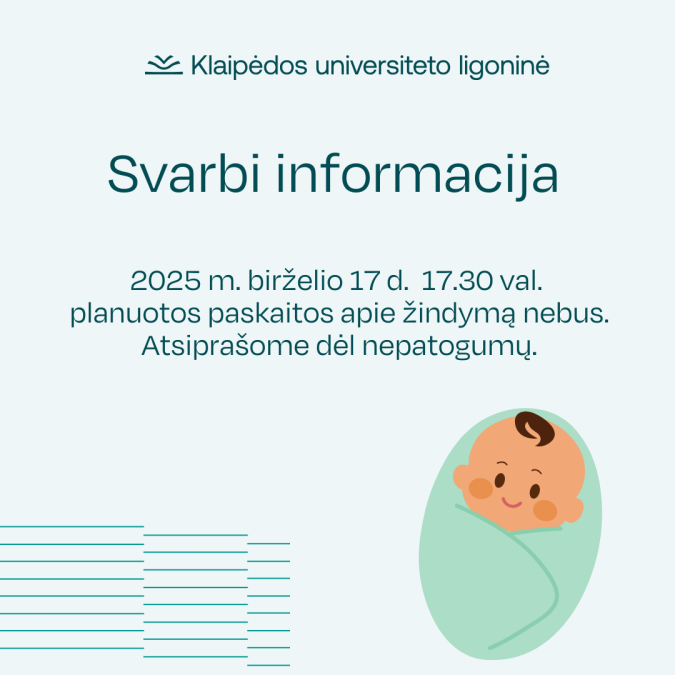 Susitikimas su gydytoja B.Jarašūne neįvyks