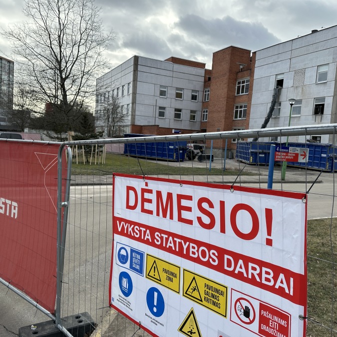 Pradėta KUL Infekcinių ligų korpuso rekonstrukcija 