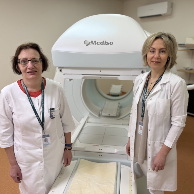 KUL Branduolinės medicinos centro vadovė doc. dr. N. Jurkienė ir Nefrologijos centro vadovė J.Uogintaitė 