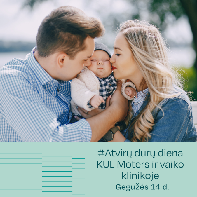KUL Moters ir vaiko klinika kviečia į atvirų durų dieną